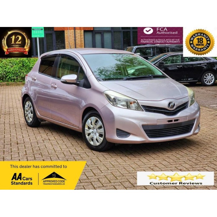 2012 PINK Toyota Yaris WARRAN...