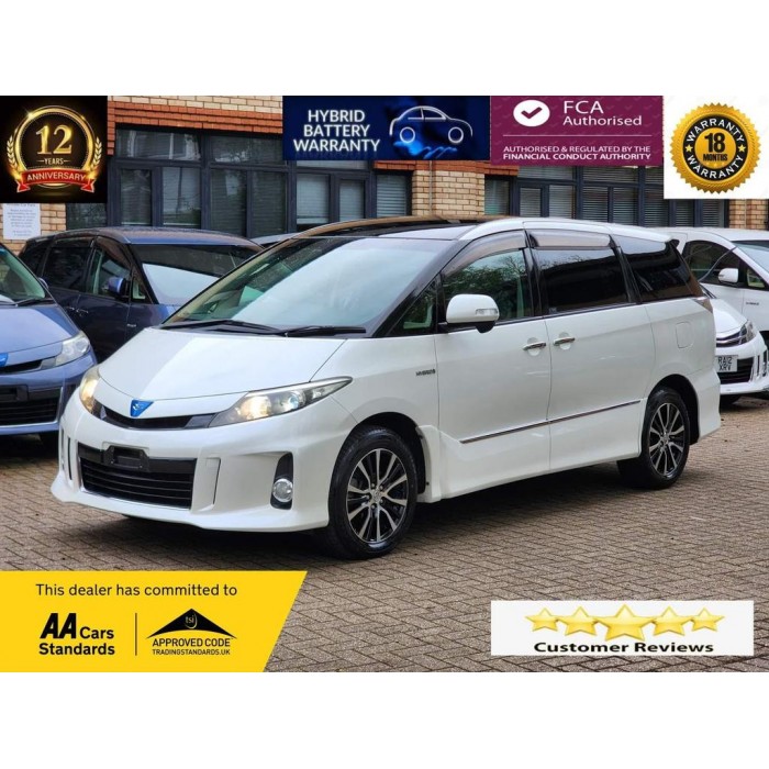 2012 WHITE Toyota Estima SUN...