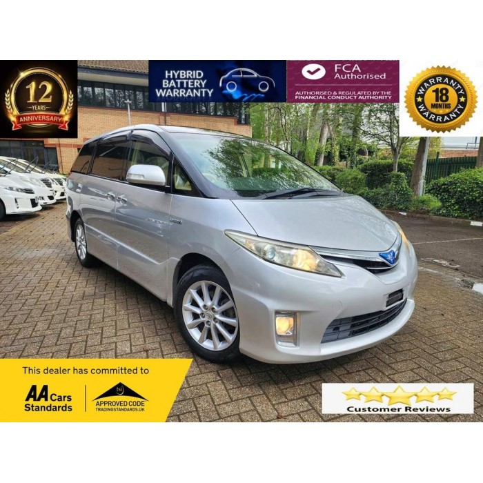2012 Silver Toyota Estima SUN R...