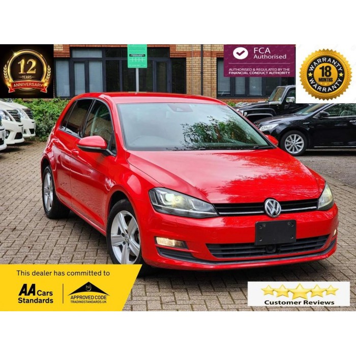 2013 RED Volkswagen Golf WARR...