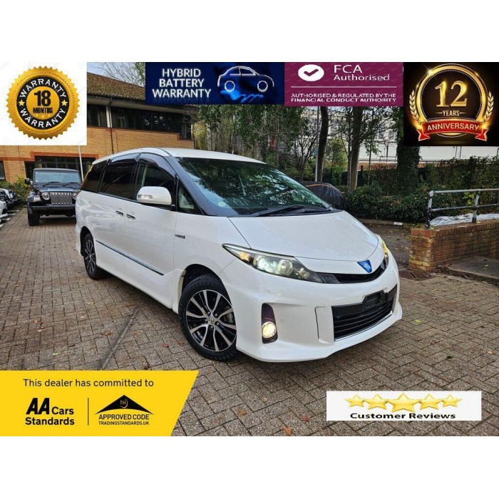 2014 WHITE Toyota Estima WARR...