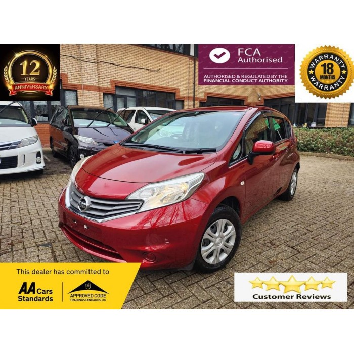 2013 Nissan Note RED WARRANT...