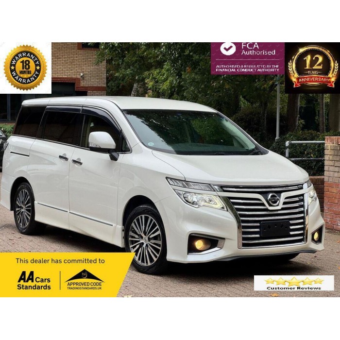 2015 WHITE Nissan Elgrand WAR...